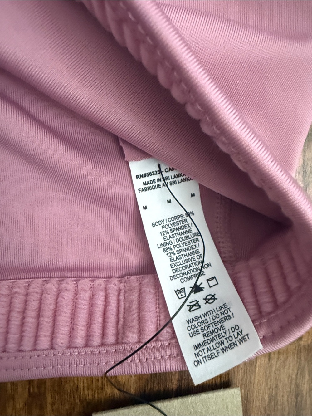 Nike Dusty Pink Athletic Sports Bra with White Swoosh - Picture 8 of 13
